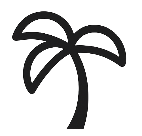 BookRejser Palmtree Logo